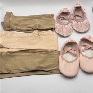 Ballet lot slippers & tights
